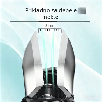 Klešta za nokte sa smiješnim dizajnom i nagnutim otvorom, zaštita od prskanja, oštar čeljust za udubljenja noktiju, debeli tvrdi alat za manikuru