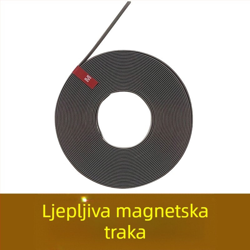 Magnetska nevidljiva mreža za vrata protiv komaraca, sa samoljepljujućim zatvaračem i dekorativnom magnetskom trakom – bez bušenja
