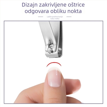 Međunarodni set brušenog nehrđajućeg čelika za nokte, pojedinačni kliješta za nokte, set alata za njegu noktiju