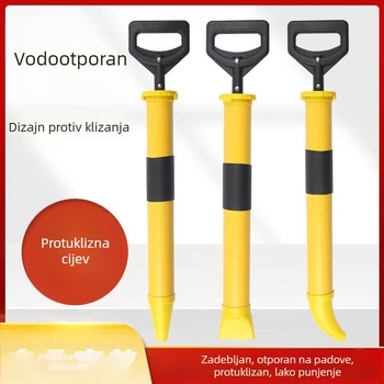 Ručni pištolj za brtvljenje i punjenje praznina s kružnim i ravnim nastavcima, produžen, višenamjenski cementni pištolj s zamjenjivim glavama za vrata i prozore