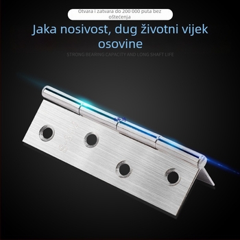 Šarke od nehrđajućeg čelika za vrata garderobe, ravno otvaranje, sklopive debele male šarke za vrata i prozore, kompletan hardver