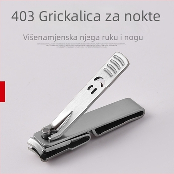 Hengke Veliki kliješta za nokte od nehrđajućeg čelika – prenosni alat za manikuru i njegu noktiju