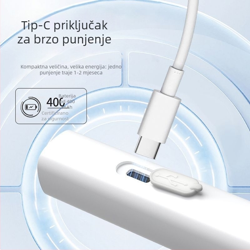 Prijenosna UV lampa za nokte za gel lak, kompaktna ljubičasta svjetlost