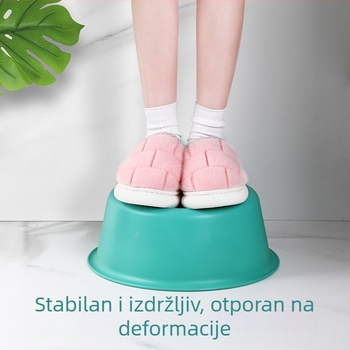 Debela plastična posuda za pranje rublja, dvobojna, veliki kapacitet – kućna upotreba: pranje odjeće, kupanje bebe, pranje stopala