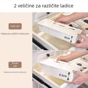 Kutija za lijekove s izvučnim ladicama i pregradama – kućna upotreba
