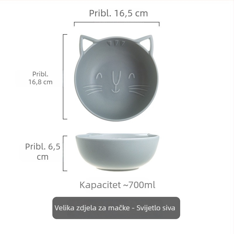 Porcelanska zdjela za kućnu upotrebu, zdjela za salatu ili desert uz drveni stalak, sladak crtani motiv, nordijski stil