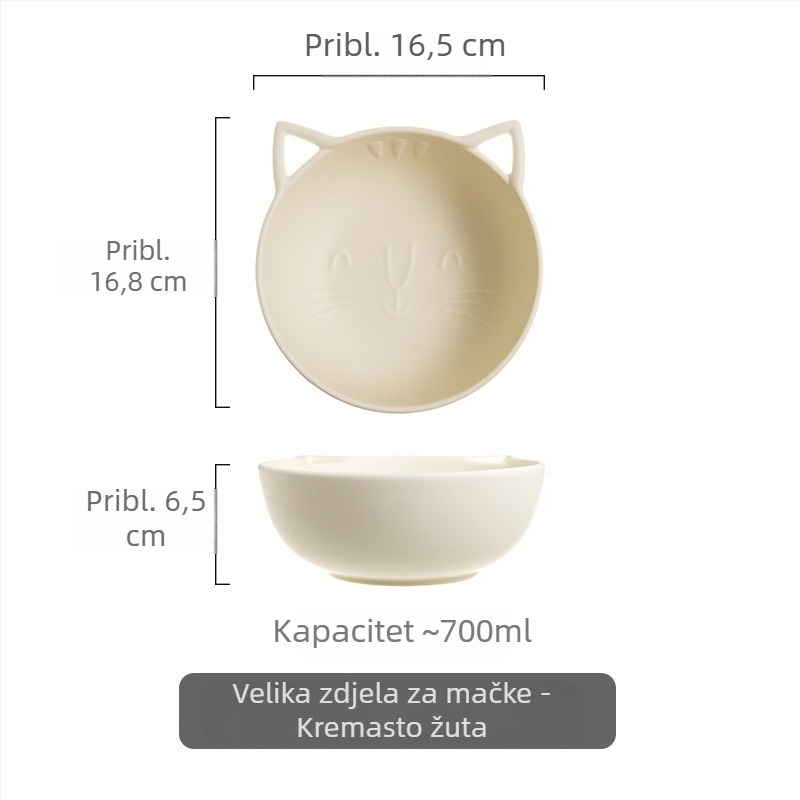 Porcelanska zdjela za kućnu upotrebu, zdjela za salatu ili desert uz drveni stalak, sladak crtani motiv, nordijski stil