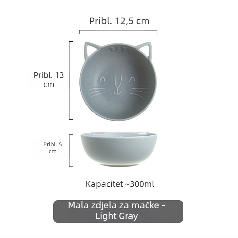 Porcelanska zdjela za kućnu upotrebu, zdjela za salatu ili desert uz drveni stalak, sladak crtani motiv, nordijski stil