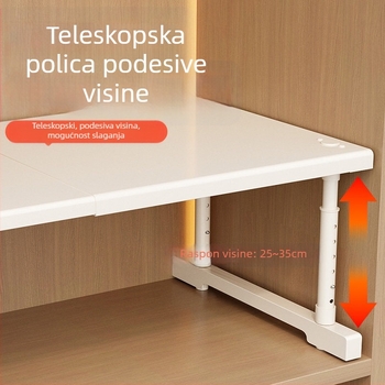 Nova garderoba s višeslojnim policama, pregrade za garderobu, proširive skladišne police, pregrade ormara, kuhinjski ormarići