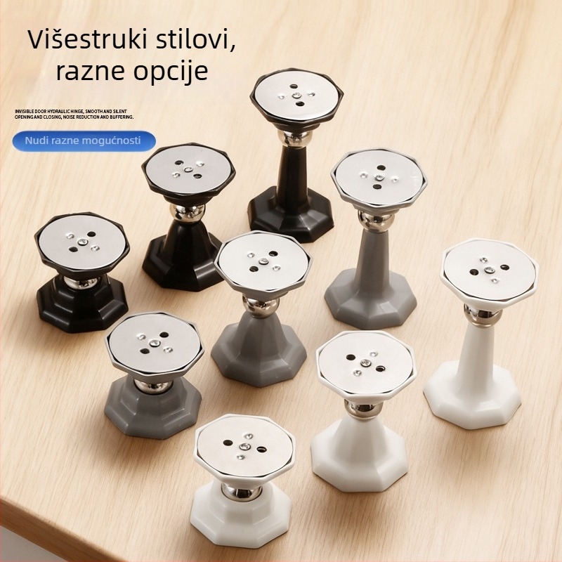 Magnetični držač vrata bez bušenja, sa silikonskom podlogom, skrivena ugradnja