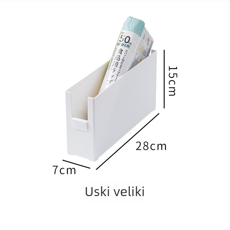 Kutija za pohranu s pravokutnim kutom, stolna, japanski stil, plastični organizator, dijeljac ormarića, skladištenje kozmetike