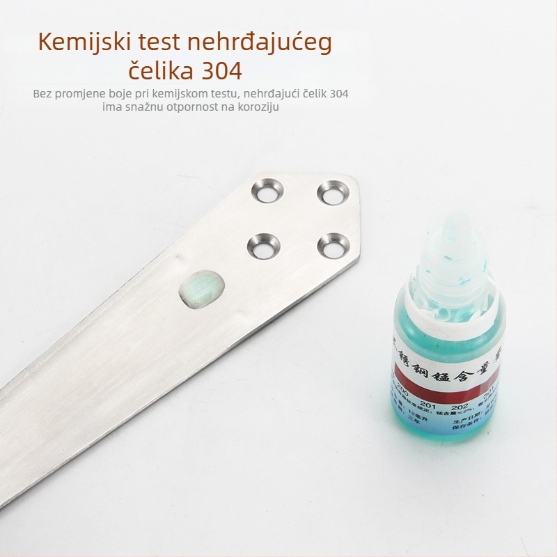 90° stopper za vrata za kupaonska vrata, podna montaža, nehrđajući čelik i plastika, model za lijeva i desna vrata, moderni minimalistički stil