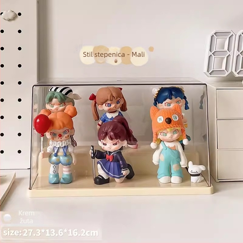 Dora vitrina za prikaz figurica za kućnu upotrebu, prozirna akrilna kutija za LEGO figurice i kutije iznenađenja
