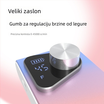 Šalice oblikovana pila za nokte za kućnu upotrebu, električni uklonitelj noktiju, prijenosni baterijski uređaj za uklanjanje kožice za salone noktiju