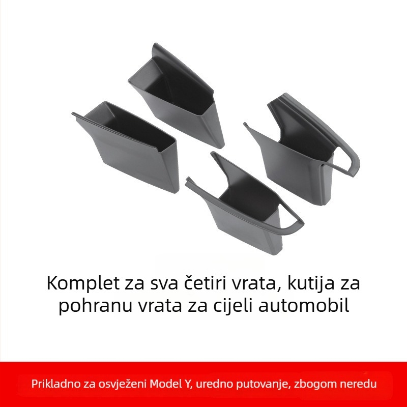 Tesla Model 3/Y Kutija za pohranu ručice vrata — kompaktni unutarnji organizator automobila