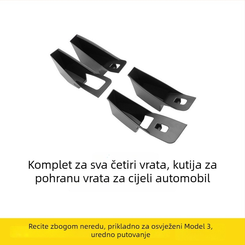 Tesla Model 3/Y Kutija za pohranu ručice vrata — kompaktni unutarnji organizator automobila