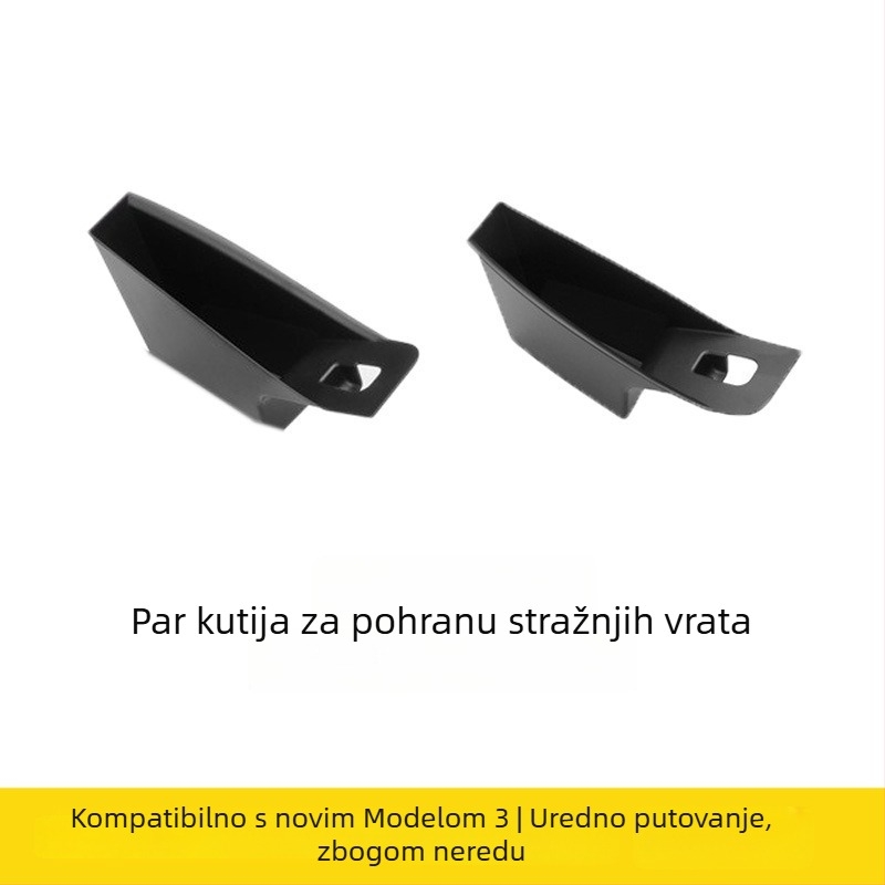 Tesla Model 3/Y Kutija za pohranu ručice vrata — kompaktni unutarnji organizator automobila