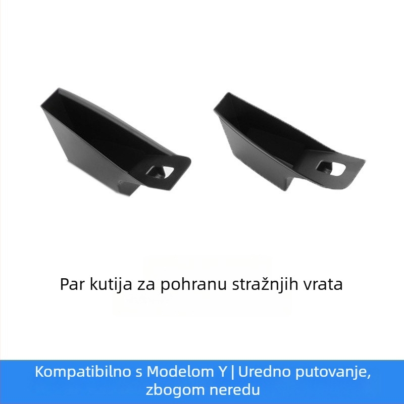 Tesla Model 3/Y Kutija za pohranu ručice vrata — kompaktni unutarnji organizator automobila