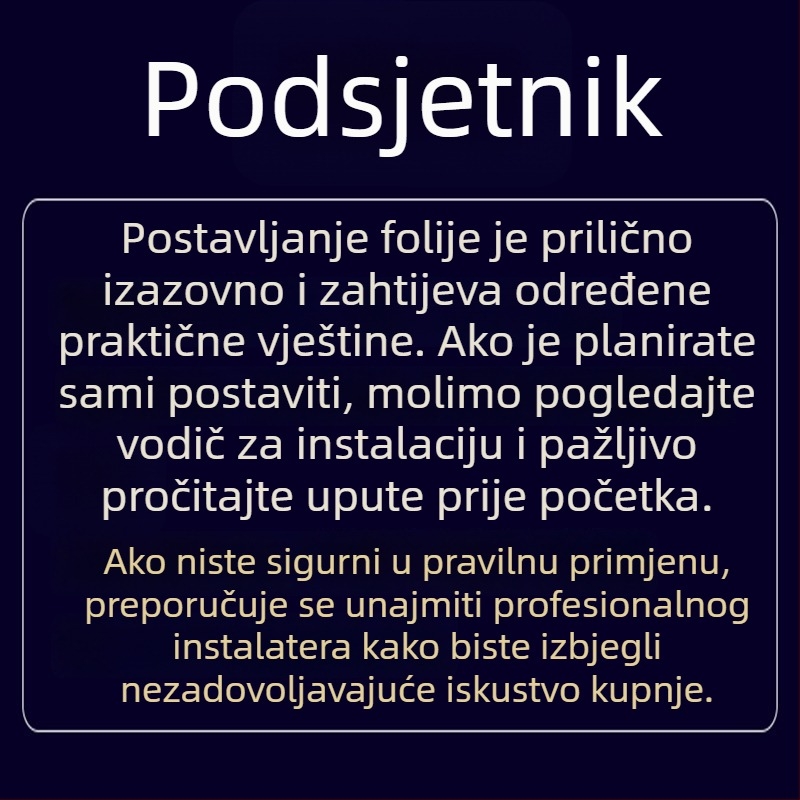 Set zaštitnog filma za unutrašnjost Changan CS75 Plus 4. generacije – zaštita zaslona i središnje konzole