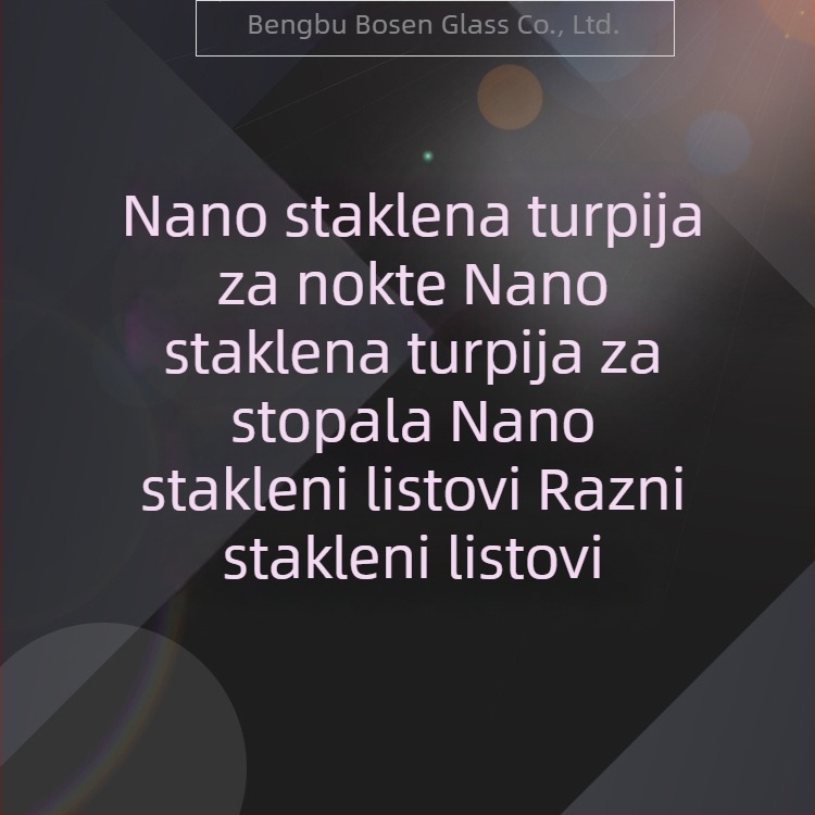 Bonson Stakleni pilnik za nokte i pilnik za stopala - poliranje i brušenje