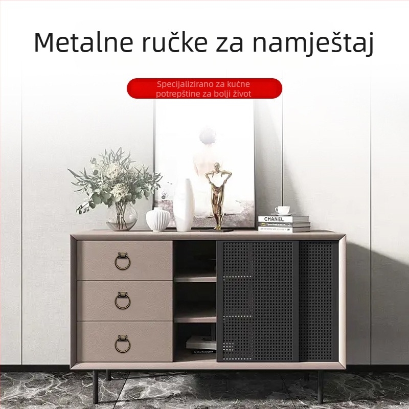 Vintage brončani prstenovi za namještaj – ručke za vrata ormara i ladice