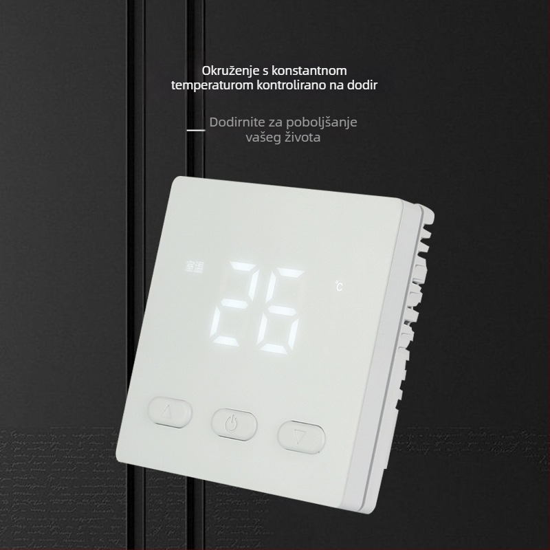 Termostat za podno grijanje s LCD zaslonom i prekidačem kontrole temperature X20