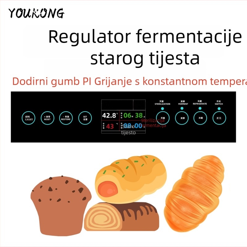 PID regulator temperature za tradicionalnu posudu za kvasenje tijesta, inteligentni automatski termostat sa senzorom temperature za grijanje i hlađenje