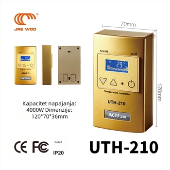 UTH-210 Pametni termostat za podno grijanje, 4000W kontroler temperature