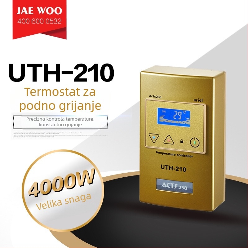 UTH-210 Pametni termostat za podno grijanje, 4000W kontroler temperature