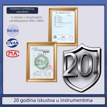 Ručni industrijski termometar visoke temperature s nehrđajućom sondom, digitalni zaslon, bimetalni senzor