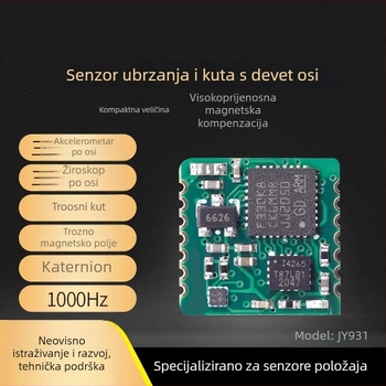 Devetosni modul visokopreciznog akcelerometra i žiroskopa, senzor orientacije Jy931