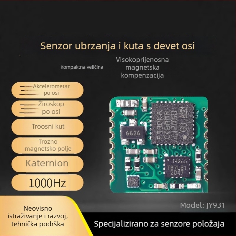 Devetosni modul visokopreciznog akcelerometra i žiroskopa, senzor orientacije Jy931