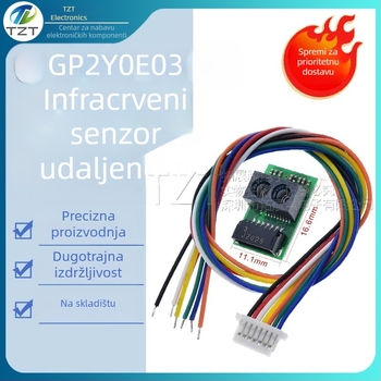GP2Y0E03 infracrveni senzor za mjerenje udaljenosti – modul s I2C izlazom, visoka preciznost