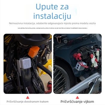 Relé za Honda Cub CC110: univerzalni zvuk zvona, mali zvučnik i ton signalizacije skretanja