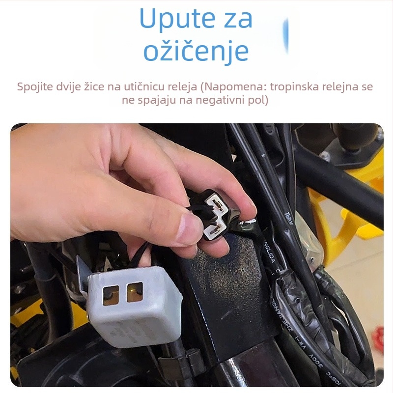 Relé za Honda Cub CC110: univerzalni zvuk zvona, mali zvučnik i ton signalizacije skretanja