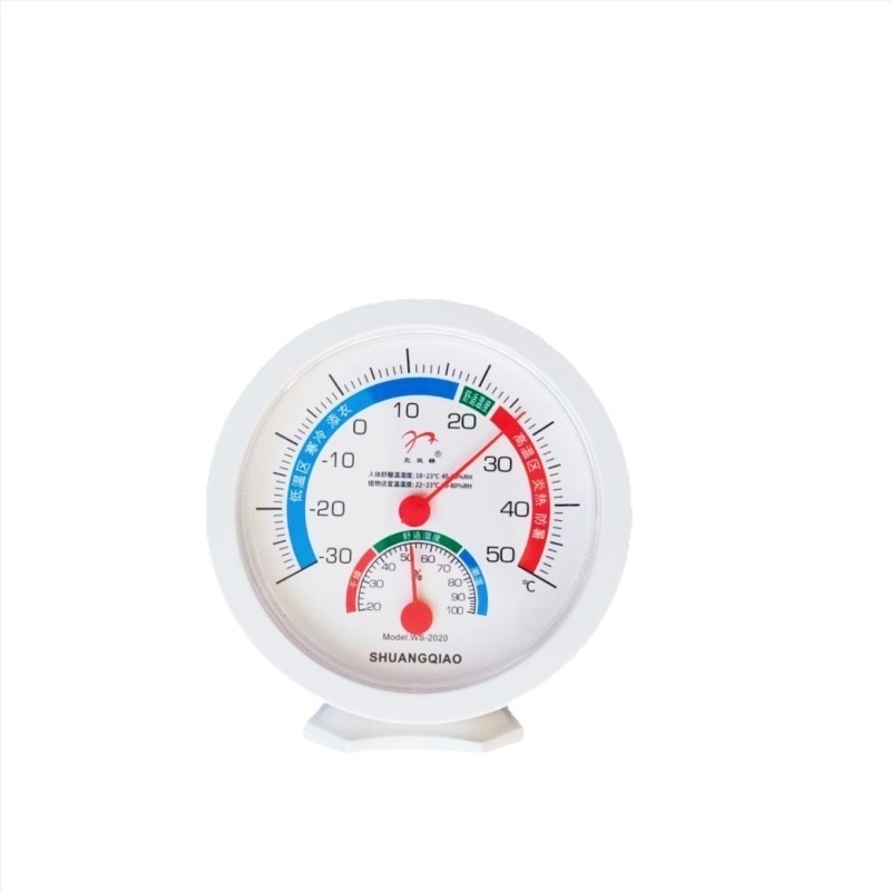 WS-2020/2021 Analogni termometar i higrometar, unutarnji zidni mjerač temperature i vlage sa senzorskom pločicom