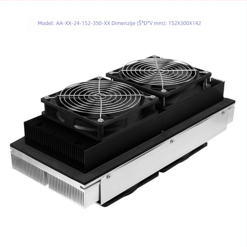 AA-tip termoaktički modul hlađenja, 24V, dimenzije 120 x 210 x 127 mm, visoko učinkoviti poluvodički hladni čip