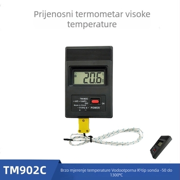TM902C Prijenosni digitalni termometar tipa K, visokotemperaturni, -50 do 1300°C