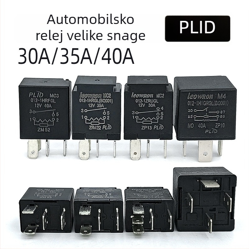 Plid relej automobila visokog napona, 12V, 30A/35A/40A