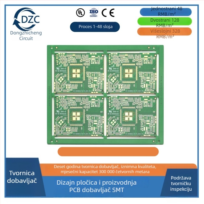 PCBA za Bluetooth slušalicu – FR-4 ploča, 2-slojna, otporna na vatru, bezolovni premaz