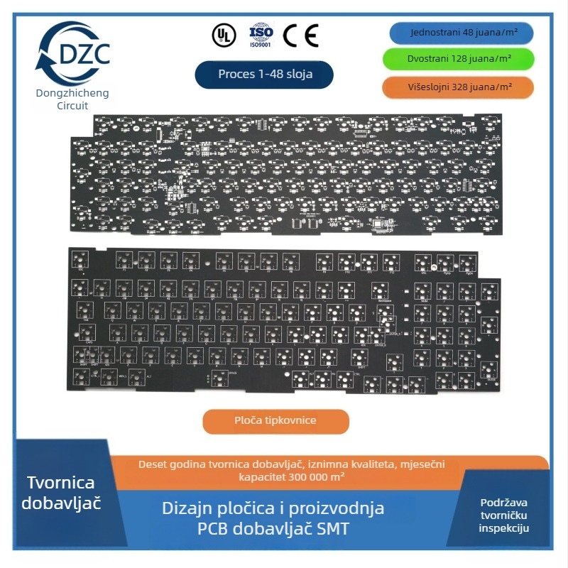 PCBA za Bluetooth slušalicu – FR-4 ploča, 2-slojna, otporna na vatru, bezolovni premaz