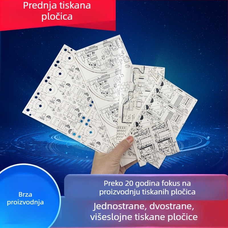 PCB pločica za uređaje za ljepotu i inteligentni WC oksigenator — jednostrana ili dvostrana, višeslojna