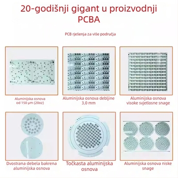 LED PCB s aluminijskom podlogom, jednostrani i dvostrani, SMD zavarivanje