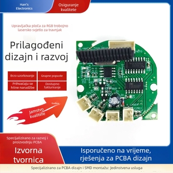 Razvoj PCB PCBA za upravljačku ploču RGB laserskog osvjetljenja travnjaka