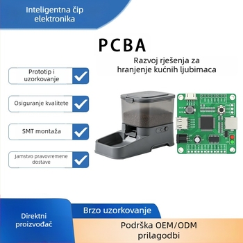 PCBA rješenje za hranilicu kućnih ljubimaca: upravljačka ploča PCB, kopiranje i prototipiranje, SMT montaža usluga