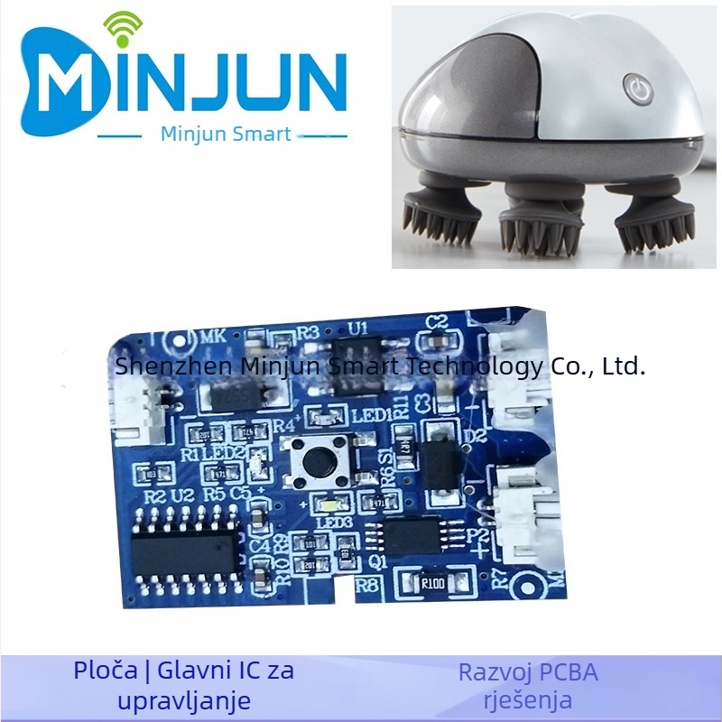 Minjun MJ-TB001: PCB pločica za masažu glave i dizajn PCBA sheme