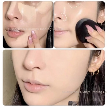 Be Makeup beauty spužvica za šminku u kapkovitom obliku, bez apsorpcije pudera, dvostruka primjena za suhi i mokri nanošenje