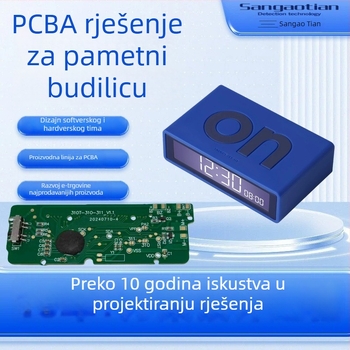 Razvoj matične ploče za pametni budilnik, dizajn i proizvodnja PCBA ploča.