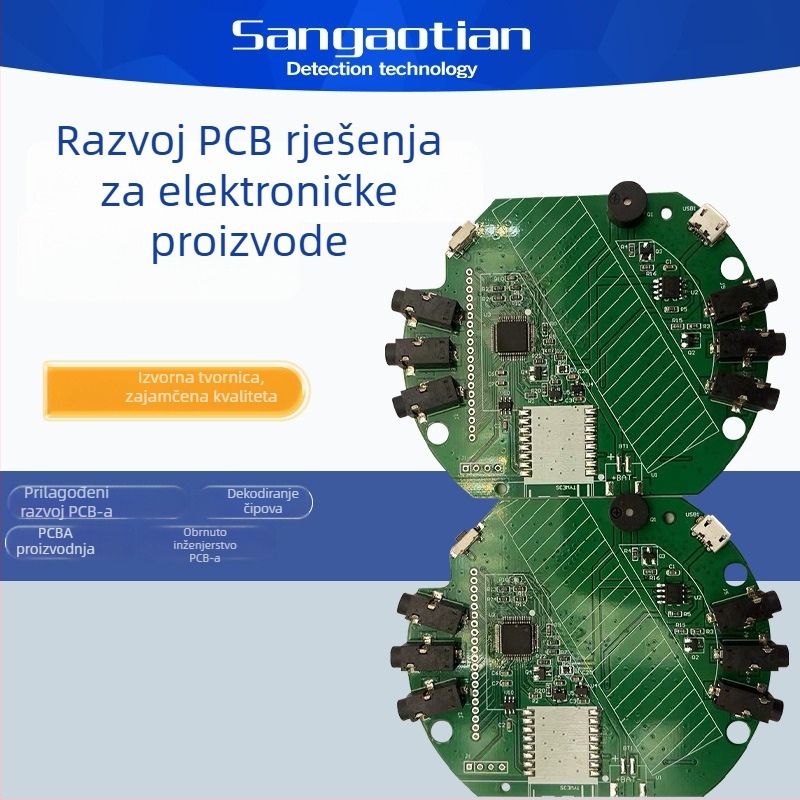Razvoj matične ploče za pametni budilnik, dizajn i proizvodnja PCBA ploča.