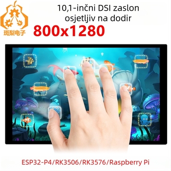 10,1-inčni LCD zaslon s DSI ESP32-P4, Luckfox RK3576/RK3506, Raspberry Pi